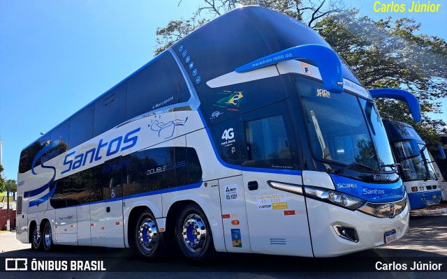 Santos Viagens e Turismo 5020 na cidade de Trindade, Goiás, Brasil, por Carlos Júnior. Número da foto: #12177465.