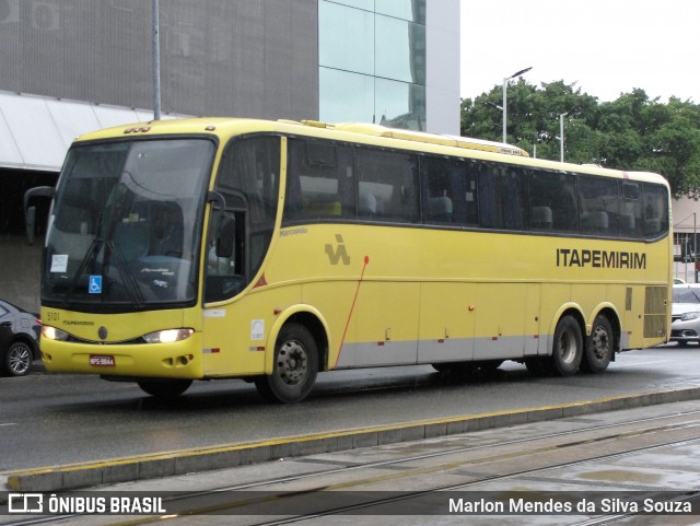 Viação Itapemirim 5101 na cidade de Rio de Janeiro, Rio de Janeiro, Brasil, por Marlon Mendes da Silva Souza. Número da foto: #12177085.