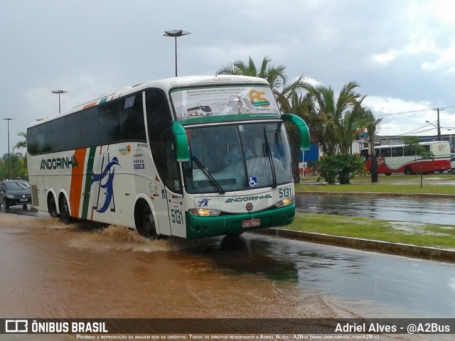 Empresa de Transportes Andorinha 5131 na cidade de Campo Grande, Mato Grosso do Sul, Brasil, por Adriel Alves - @A2Bus. Número da foto: #12176331.