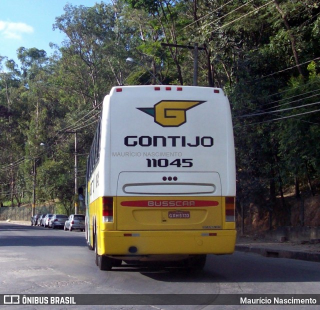 Empresa Gontijo de Transportes 11045 na cidade de Belo Horizonte, Minas Gerais, Brasil, por Maurício Nascimento. Número da foto: #12177819.