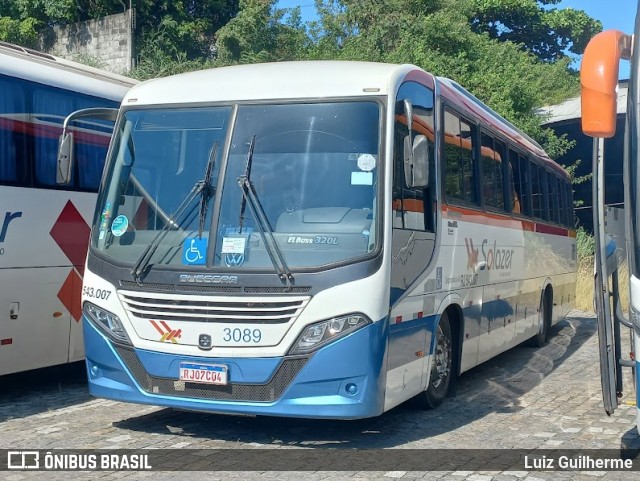 Solazer Transportes e Turismo 3089 na cidade de Rio de Janeiro, Rio de Janeiro, Brasil, por Luiz Guilherme. Número da foto: #12176448.