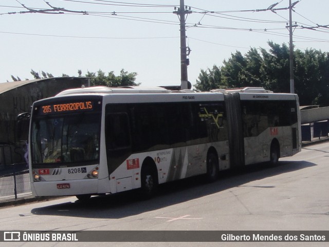 Next Mobilidade - ABC Sistema de Transporte 8208 na cidade de Santo André, São Paulo, Brasil, por Gilberto Mendes dos Santos. Número da foto: #12175695.