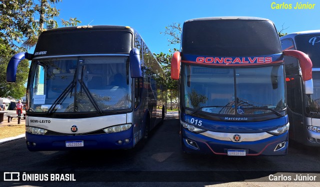 Gonçalves Transportes 015 na cidade de Trindade, Goiás, Brasil, por Carlos Júnior. Número da foto: #12177271.