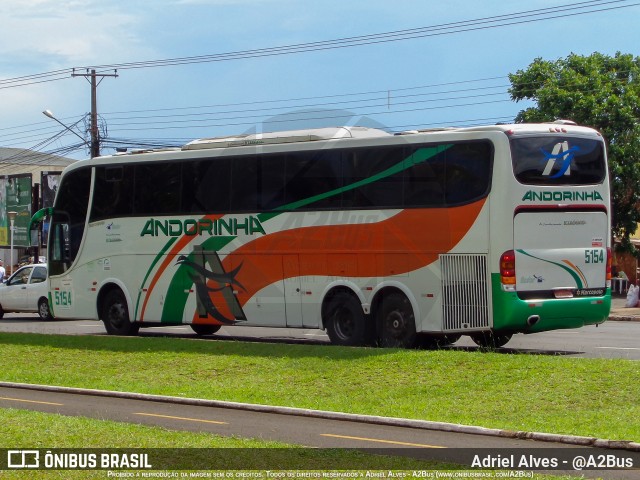 Empresa de Transportes Andorinha 5154 na cidade de Campo Grande, Mato Grosso do Sul, Brasil, por Adriel Alves - @A2Bus. Número da foto: #12176333.