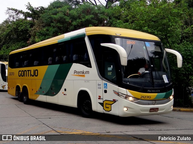 Empresa Gontijo de Transportes 21270 na cidade de São Paulo, São Paulo, Brasil, por Fabricio Zulato. Número da foto: #12177576.