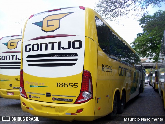 Empresa Gontijo de Transportes 18655 na cidade de Belo Horizonte, Minas Gerais, Brasil, por Maurício Nascimento. Número da foto: #12177774.
