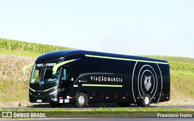 Viação Garcia 92080 na cidade de Londrina, Paraná, Brasil, por Francisco Ivano. Número da foto: #12175655.