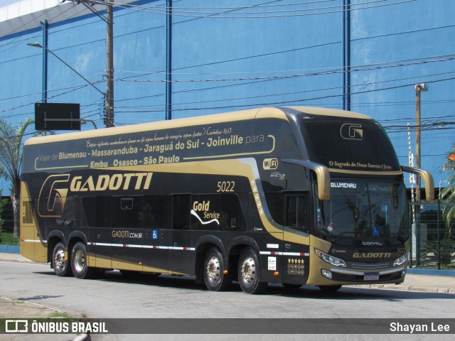 Auto Viação Gadotti 5022 na cidade de São Paulo, São Paulo, Brasil, por Shayan Lee. Número da foto: #12175681.