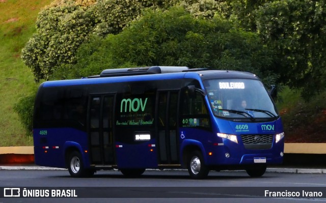 TCGL - Transportes Coletivos Grande Londrina 4609 na cidade de Londrina, Paraná, Brasil, por Francisco Ivano. Número da foto: #12175662.