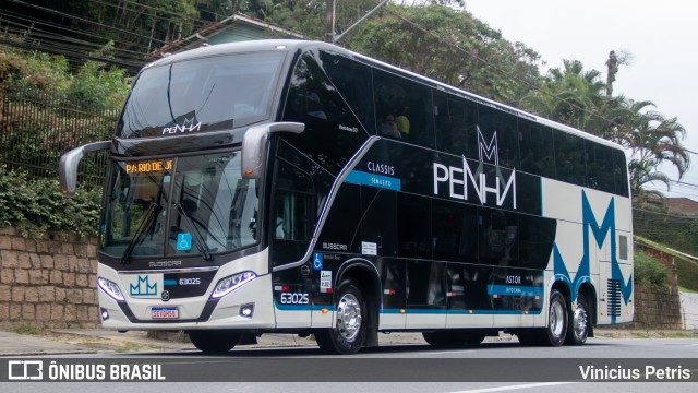 Empresa de Ônibus Nossa Senhora da Penha 63025 na cidade de Joinville, Santa Catarina, Brasil, por Vinicius Petris. Número da foto: #12177452.