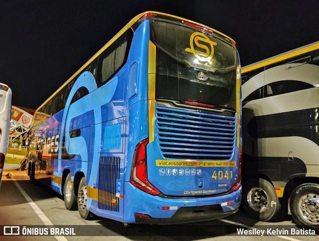 Soares Turismo e Fretamento 4041 na cidade de Aparecida, São Paulo, Brasil, por Weslley Kelvin Batista. Número da foto: #12175939.