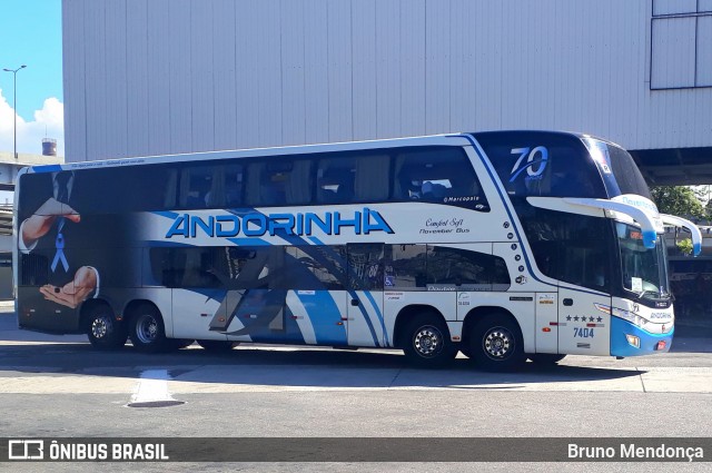 Empresa de Transportes Andorinha 7404 na cidade de Rio de Janeiro, Rio de Janeiro, Brasil, por Bruno Mendonça. Número da foto: #12176636.