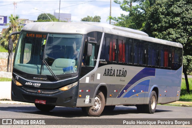 Arêa Leão Turismo 76 na cidade de Teresina, Piauí, Brasil, por Paulo Henrique Pereira Borges. Número da foto: #12176530.