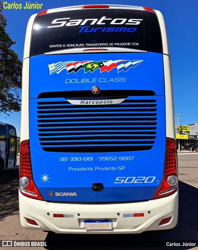 Santos Viagens e Turismo 5020 na cidade de Trindade, Goiás, Brasil, por Carlos Júnior. Número da foto: #12177430.