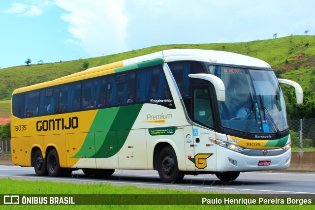Empresa Gontijo de Transportes 19035 na cidade de Aparecida, São Paulo, Brasil, por Paulo Henrique Pereira Borges. Número da foto: #12177589.