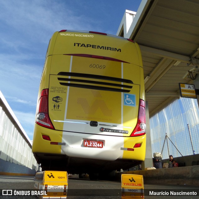 Viação Itapemirim 60069 na cidade de Belo Horizonte, Minas Gerais, Brasil, por Maurício Nascimento. Número da foto: #12176865.