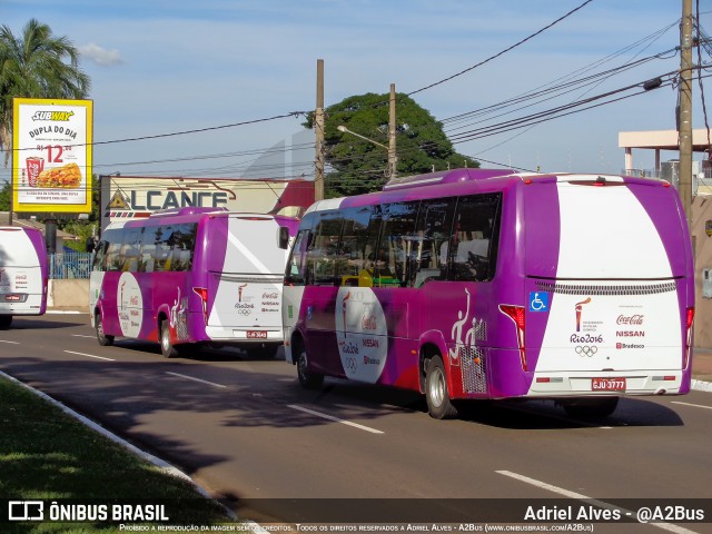 Azul Locadora 36 na cidade de Campo Grande, Mato Grosso do Sul, Brasil, por Adriel Alves - @A2Bus. Número da foto: #12176352.