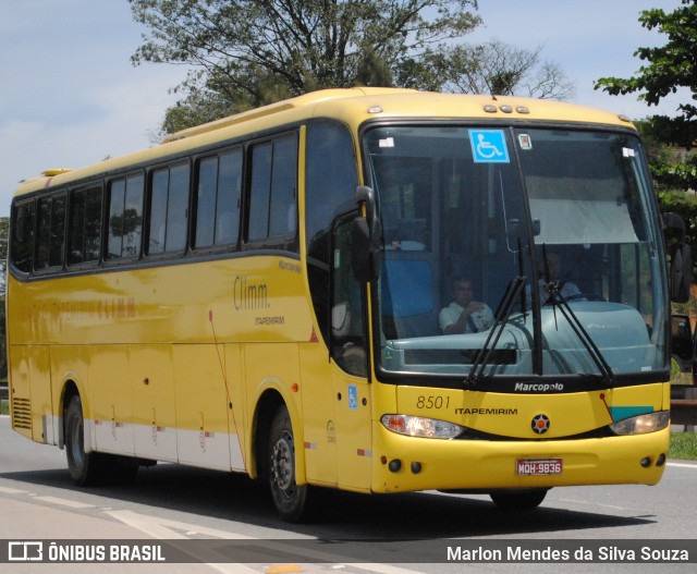 Viação Itapemirim 8501 na cidade de Rio de Janeiro, Rio de Janeiro, Brasil, por Marlon Mendes da Silva Souza. Número da foto: #12176986.