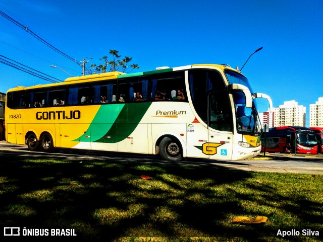 Empresa Gontijo de Transportes 14820 na cidade de São José dos Campos, São Paulo, Brasil, por Apollo Silva. Número da foto: #12179894.