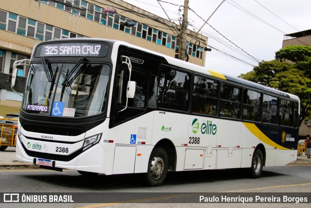 Viação Elite 2388 na cidade de Volta Redonda, Rio de Janeiro, Brasil, por Paulo Henrique Pereira Borges. Número da foto: #12179543.