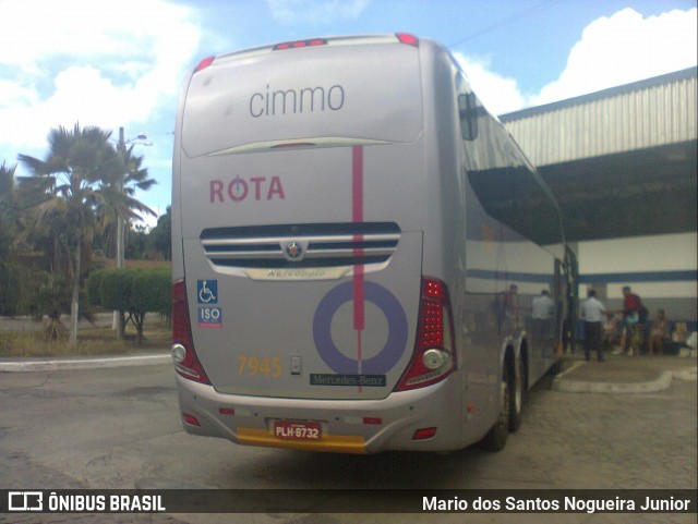 Rota Transportes Rodoviários 7945 na cidade de Piritiba, Bahia, Brasil, por Mario dos Santos Nogueira Junior. Número da foto: #12179612.