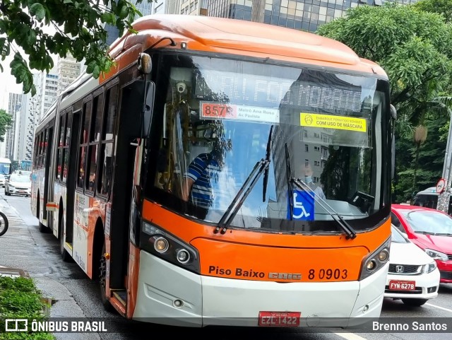 TRANSPPASS - Transporte de Passageiros 8 0903 na cidade de São Paulo, São Paulo, Brasil, por Brenno Santos. Número da foto: #12178375.