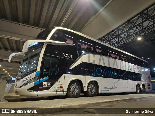 Auto Viação Catarinense 323011 na cidade de Santos, São Paulo, Brasil, por Guilherme Silva. Número da foto: #12178329.