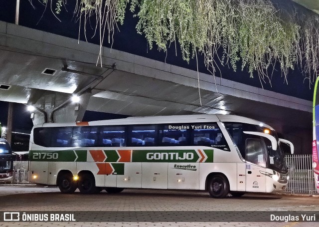 Empresa Gontijo de Transportes 21750 na cidade de Belo Horizonte, Minas Gerais, Brasil, por Douglas Yuri. Número da foto: #12178432.