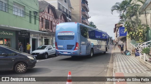 Viação Águia Branca 20000 na cidade de Domingos Martins, Espírito Santo, Brasil, por Wellington  da Silva Felix. Número da foto: #12178832.