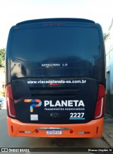 Planeta Transportes Rodoviários 2227 na cidade de Mimoso do Sul, Espírito Santo, Brasil, por Marcos Ataydes. N. Número da foto: #:id.