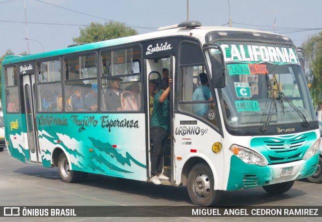 Empresa de Transportes Califórnia S.A 78 na cidade de Trujillo, Trujillo, La Libertad, Peru, por MIGUEL ANGEL CEDRON RAMIREZ. Número da foto: #12182247.