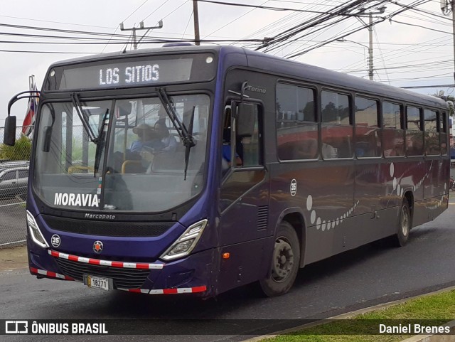AMSA - Autotransportes Moravia 35 na cidade de San Vicente, Moravia, San José, Costa Rica, por Daniel Brenes. Número da foto: #12180224.
