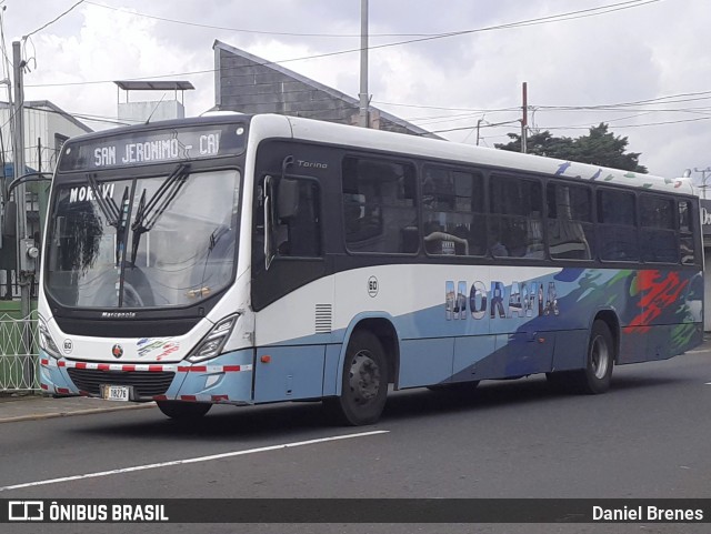 AMSA - Autotransportes Moravia 60 na cidade de San Vicente, Moravia, San José, Costa Rica, por Daniel Brenes. Número da foto: #12180250.
