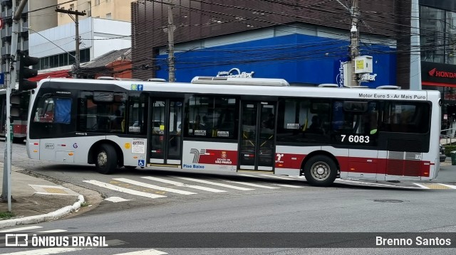 Viação Gatusa Transportes Urbanos 7 6083 na cidade de São Paulo, São Paulo, Brasil, por Brenno Santos. Número da foto: #12181420.