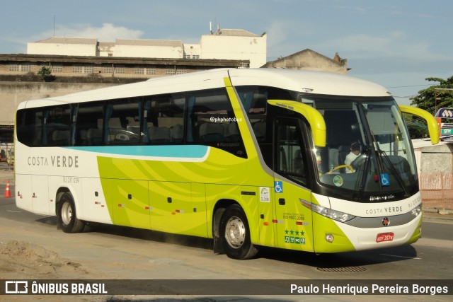 Costa Verde Transportes RJ 217.039 na cidade de Rio de Janeiro, Rio de Janeiro, Brasil, por Paulo Henrique Pereira Borges. Número da foto: #12180832.
