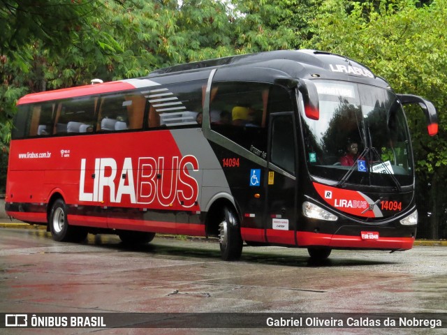 Lirabus 14094 na cidade de São Paulo, São Paulo, Brasil, por Gabriel Oliveira Caldas da Nobrega. Número da foto: #12182221.