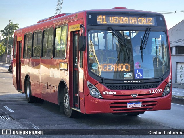 Auto Ônibus Brasília 1.3.052 na cidade de Niterói, Rio de Janeiro, Brasil, por Cleiton Linhares. Número da foto: #12181188.