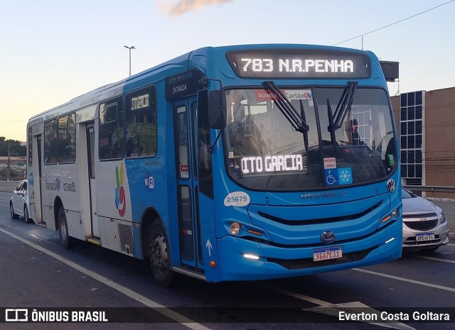 Viação Satélite 25675 na cidade de Cariacica, Espírito Santo, Brasil, por Everton Costa Goltara. Número da foto: #12181547.