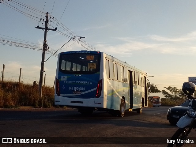 Viação Ponte Coberta RJ 190.004 na cidade de Nova Iguaçu, Rio de Janeiro, Brasil, por Iury Moreira. Número da foto: #12181440.