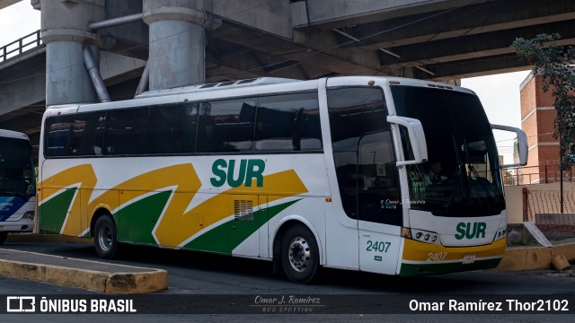 Autobuses Sur 2407 na cidade de Venustiano Carranza, Ciudad de México, México, por Omar Ramírez Thor2102. Número da foto: #12180726.