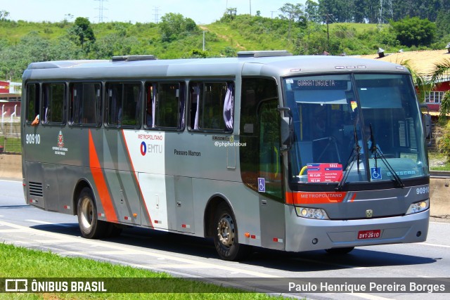 Empresa de Ônibus Pássaro Marron 90910 na cidade de Aparecida, São Paulo, Brasil, por Paulo Henrique Pereira Borges. Número da foto: #12182074.