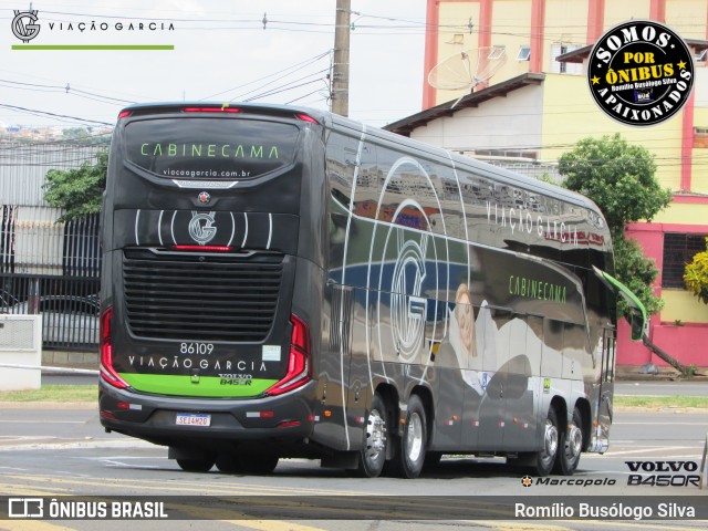 Viação Garcia 86109 na cidade de Londrina, Paraná, Brasil, por Romílio Busólogo Silva . Número da foto: #12182668.