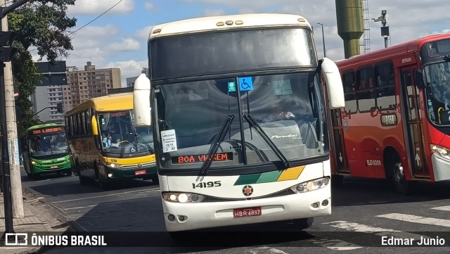 Empresa Gontijo de Transportes 14195 na cidade de Belo Horizonte, Minas Gerais, Brasil, por Edmar Junio. Número da foto: #12181245.