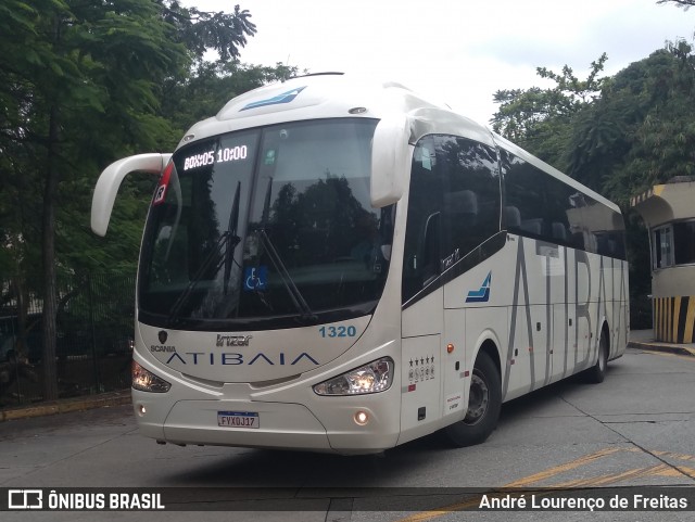 Viação Atibaia São Paulo 1320 na cidade de São Paulo, São Paulo, Brasil, por André Lourenço de Freitas. Número da foto: #12180682.
