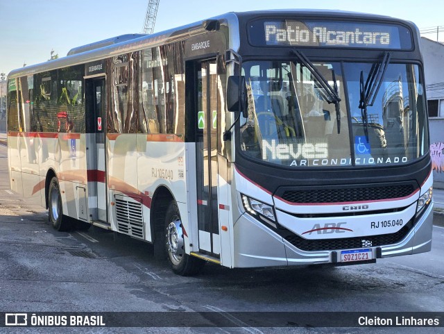 Auto Viação ABC RJ 105.040 na cidade de Niterói, Rio de Janeiro, Brasil, por Cleiton Linhares. Número da foto: #12181185.