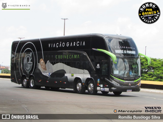 Viação Garcia 86109 na cidade de Londrina, Paraná, Brasil, por Romílio Busólogo Silva . Número da foto: #12182629.
