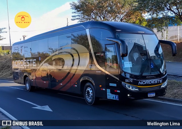 Expresso Nordeste 5670 na cidade de Campinas, São Paulo, Brasil, por Wellington Lima. Número da foto: #12182515.