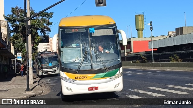 Empresa Gontijo de Transportes 18020 na cidade de Belo Horizonte, Minas Gerais, Brasil, por Edmar Junio. Número da foto: #12183884.