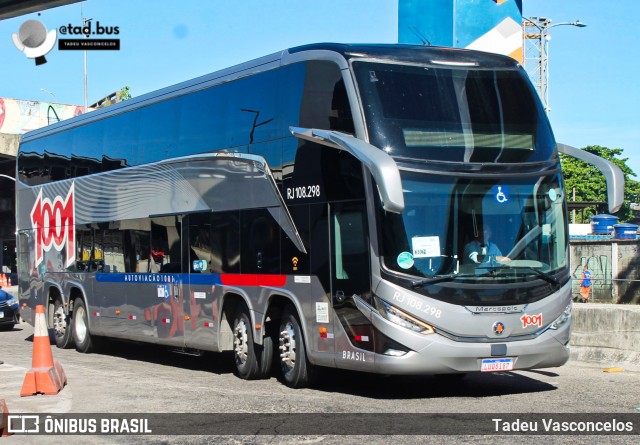 Auto Viação 1001 RJ 108.298 na cidade de Rio de Janeiro, Rio de Janeiro, Brasil, por Tadeu Vasconcelos. Número da foto: #12183105.