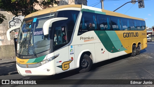 Empresa Gontijo de Transportes 21420 na cidade de Belo Horizonte, Minas Gerais, Brasil, por Edmar Junio. Número da foto: #12183790.
